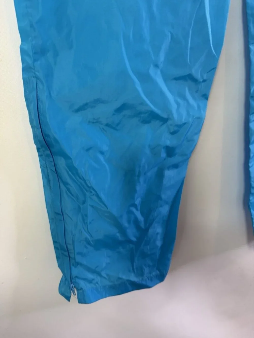 Vintage 80s Nike Pants Soft Shell Windbreaker Baggy Blue USA